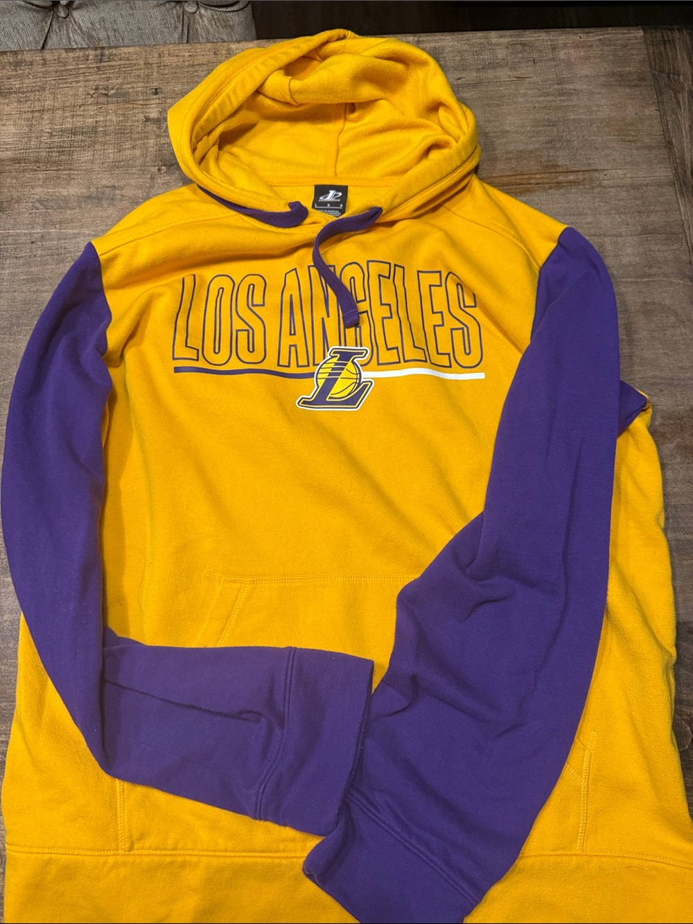 Los Angeles Lakers Gold & Purple Pullover Hoodie